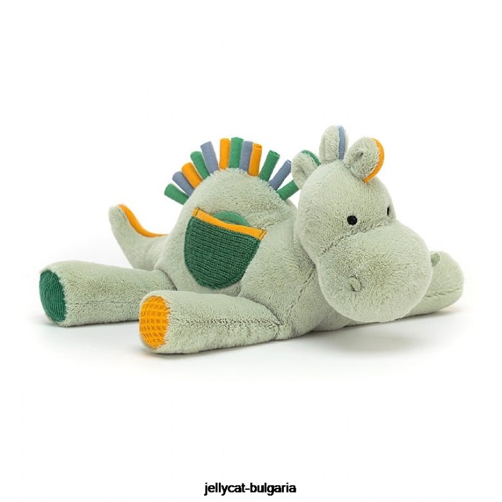 Jellycat Hračka na vykouknutí dino aktivity zelená 769 hračka