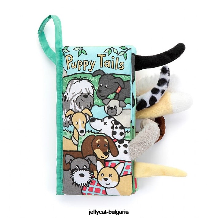 Jellycat Kniha aktivit štěně ocasů vícebarevná 803 rezervovat