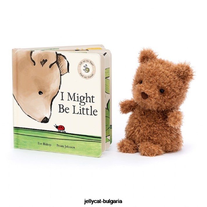 Jellycat Možná jsem malá kniha a malý medvěd hnědý 726 rezervovat