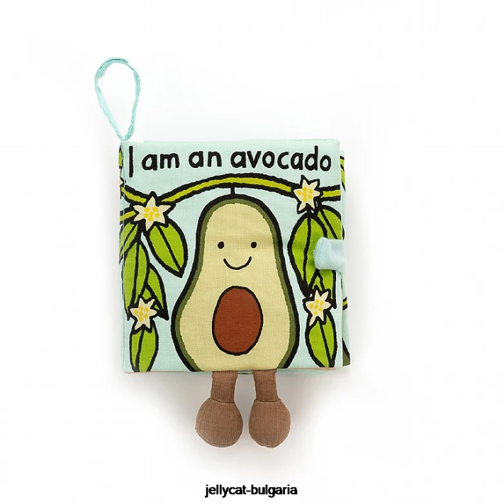 Jellycat Vícebarevná kniha z avokádové tkaniny 764 rezervovat