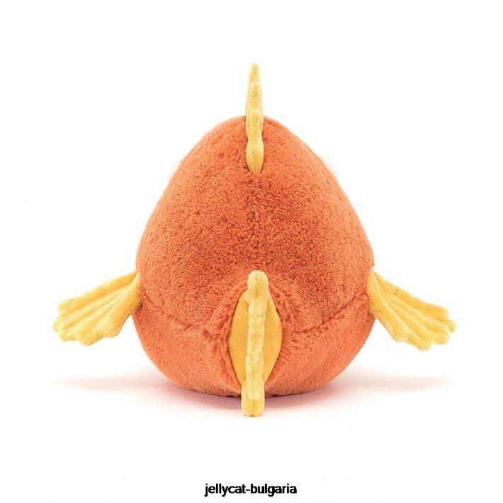 Jellycat alexis anglerfish оранжево 336 играчка