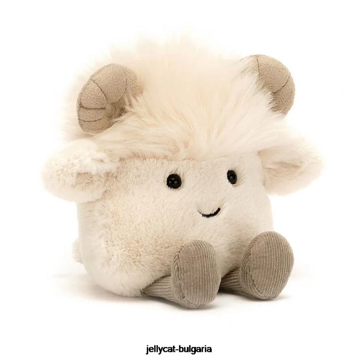 Jellycat amuseabean ram крем 115 играчка