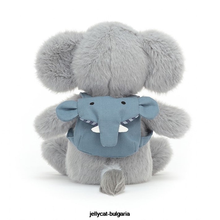 Jellycat batoh sloní šedý 618 hračka
