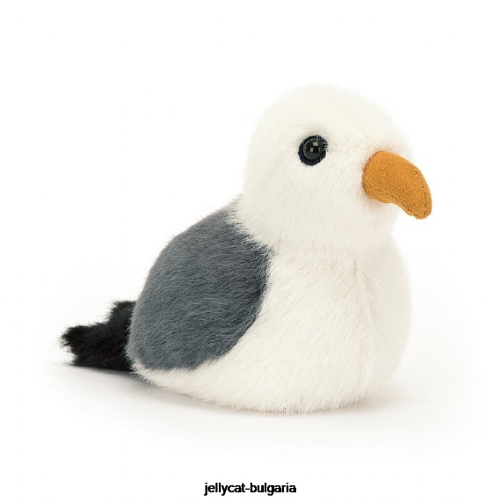Jellycat birdling racek krém 615 hračka
