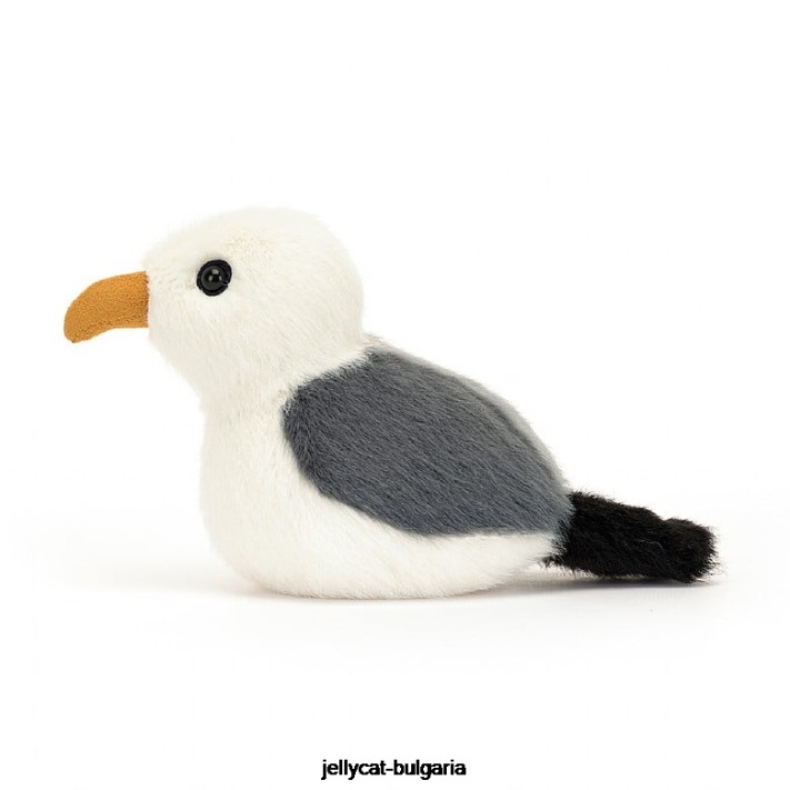Jellycat birdling racek krém 615 hračka