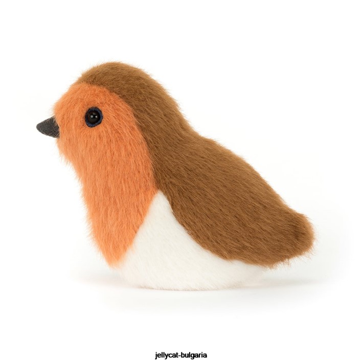 Jellycat birdling robin многоцветен 40 играчка