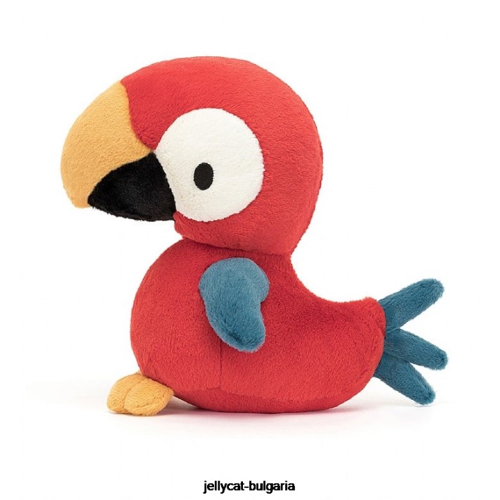 Jellycat bodacious клюн папагал червен 252 играчка