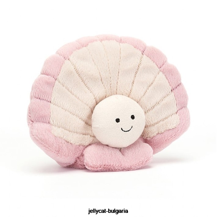 Jellycat clemmie clam beige 113 играчка