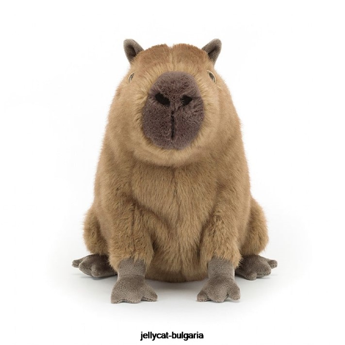 Jellycat clyde kapybara hnědá 678 hračka
