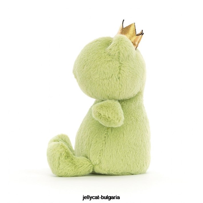 Jellycat crowning croaker жаба розово 37 играчка