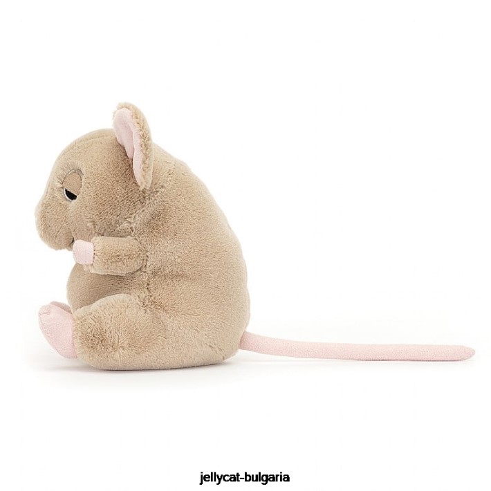 Jellycat cuddlebud бернард зайче сиво 464 играчка