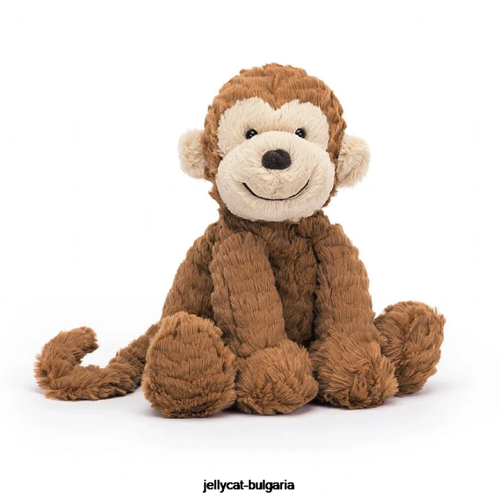 Jellycat fuddlewuddle opice hnědé a bílé 630 hračka
