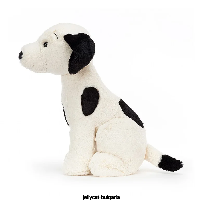 Jellycat harper pup черно и кремаво 440 играчка