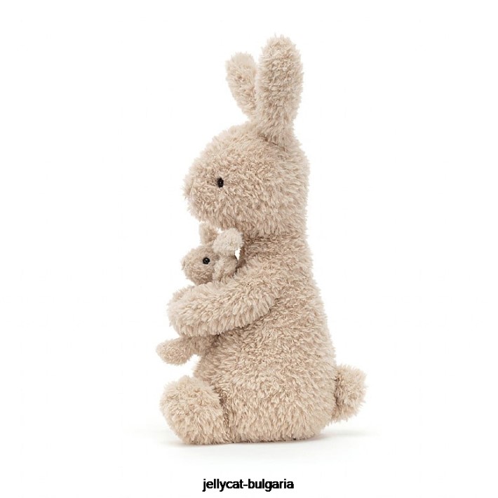 Jellycat huddles зайче бежово 338 играчка