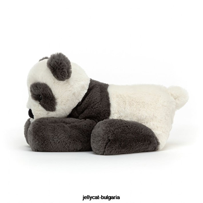 Jellycat huggady panda черен и кремав 437 играчка