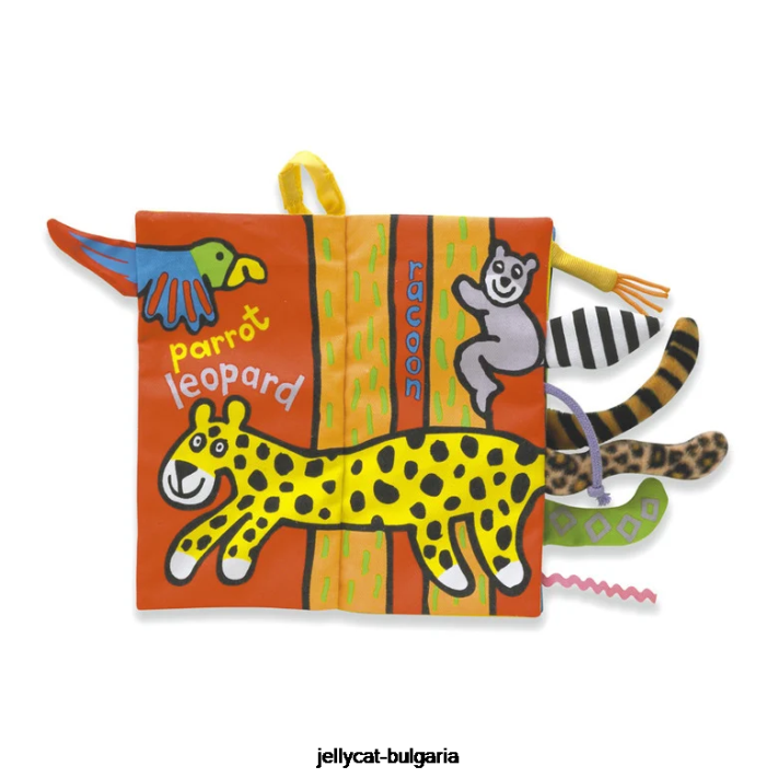 Jellycat jungly tails kniha vícebarevná 754 rezervovat