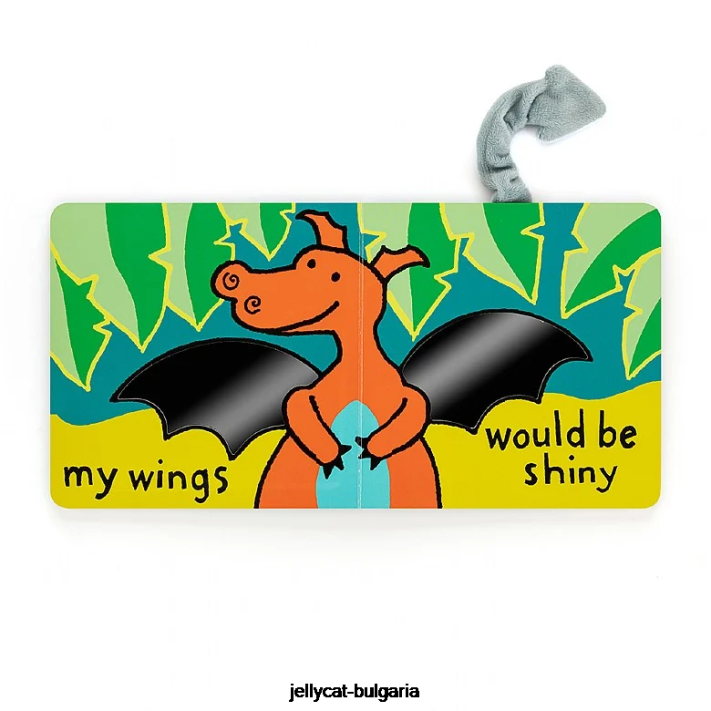 Jellycat kdybych byl dračí kniha a stydlivá dračí zelená 808 rezervovat