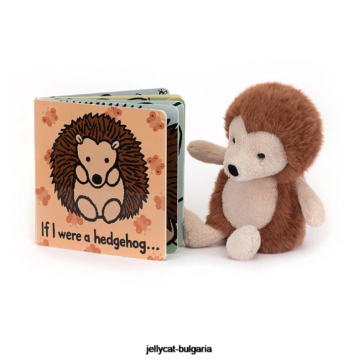 Jellycat kdybych byl ježčí kniha a vrba ježek hnědá 793 rezervovat