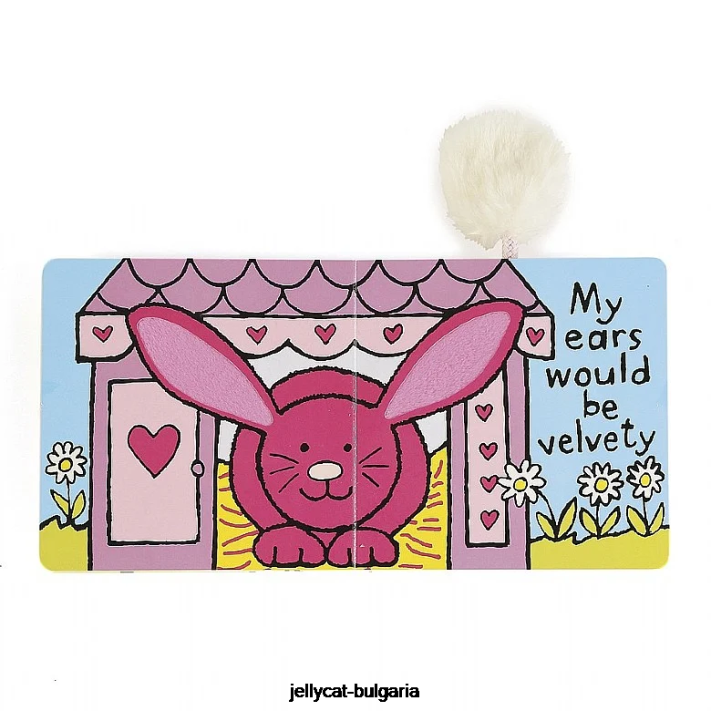 Jellycat kdybych byl králičí knihou a stydlivým tulipánovým zajíčkem růžovým 705 rezervovat