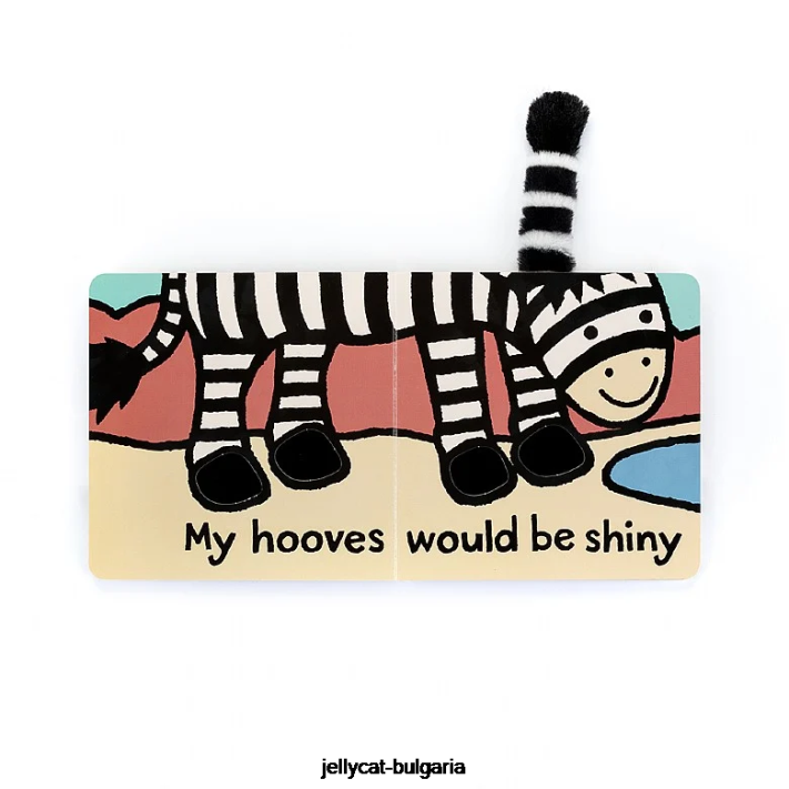 Jellycat kdybych byl zebra deska kniha vícebarevná 776 rezervovat