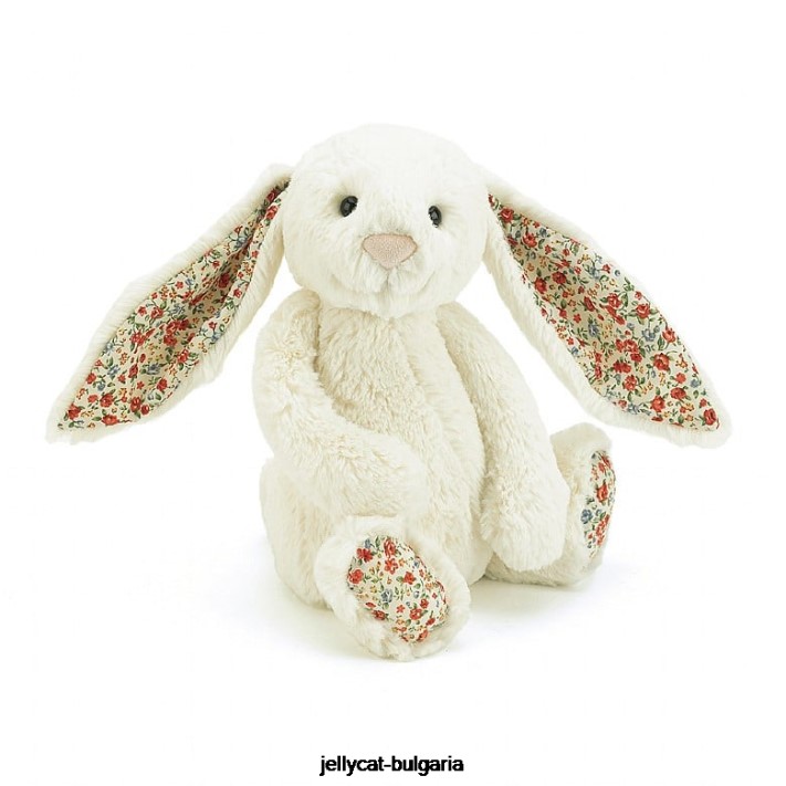 Jellycat krém zajíček z květů 587 hračka