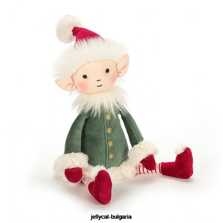 Jellycat leffy елф многоцветен 103 играчка
