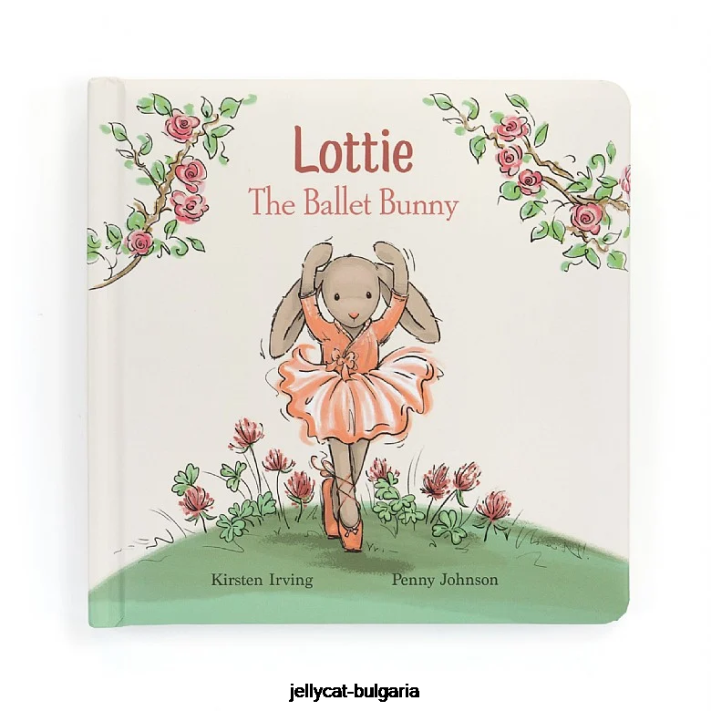 Jellycat lottie the ballet bunny book multi-color 741 rezervovat