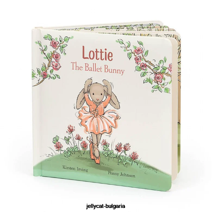 Jellycat lottie the ballet bunny book multi-color 741 rezervovat