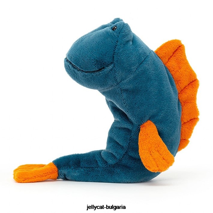 Jellycat mack mudskipper blue 411 играчка