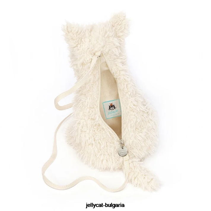 Jellycat munro scottie dog bag cream 679 Taška