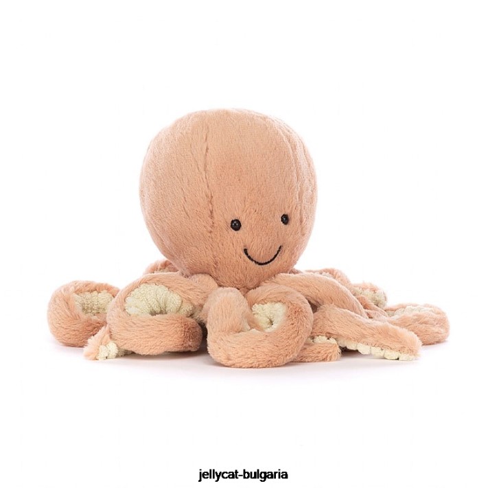 Jellycat nebojácná chobotnice kniha a odell chobotnice meruňka 810 rezervovat