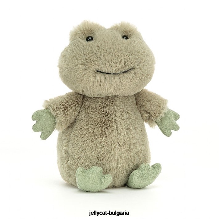 Jellycat nippit frog green 163 играчка