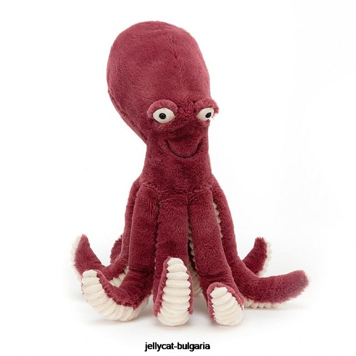 Jellycat obbie октопод червен 391 играчка
