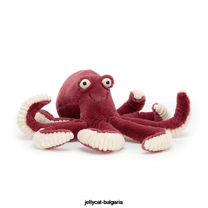Jellycat obbie октопод червен 391 играчка