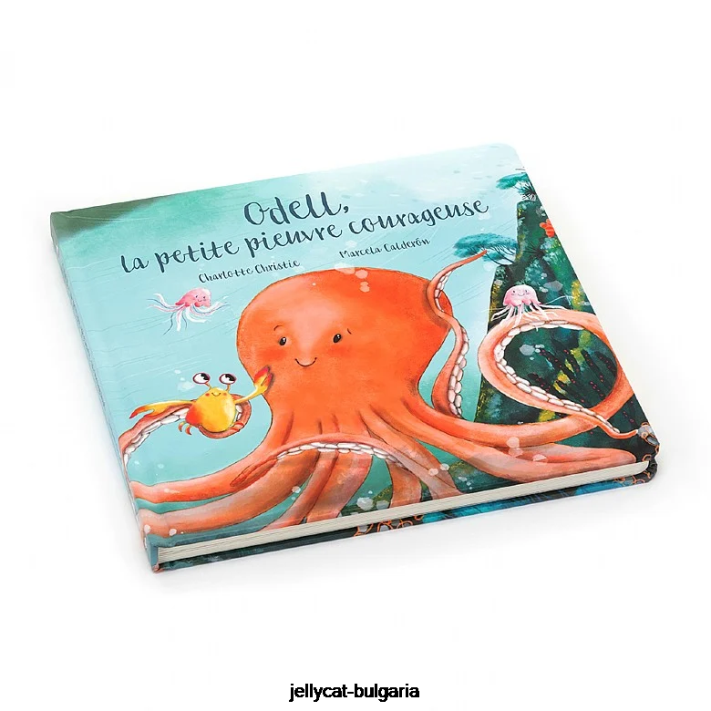 Jellycat odell la petite pieuvre odvahuuse livre multi-color 794 rezervovat