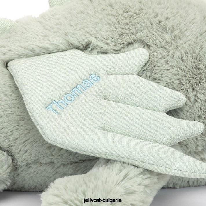 Jellycat personalizovaný šalvěj drak obrovský světle zelený 646 hračka
