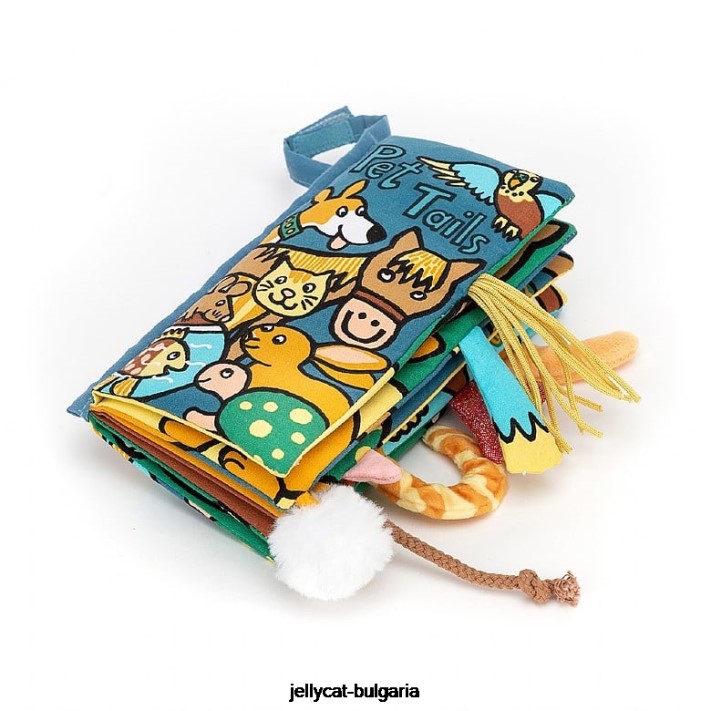 Jellycat pet tails kniha vícebarevná 731 rezervovat