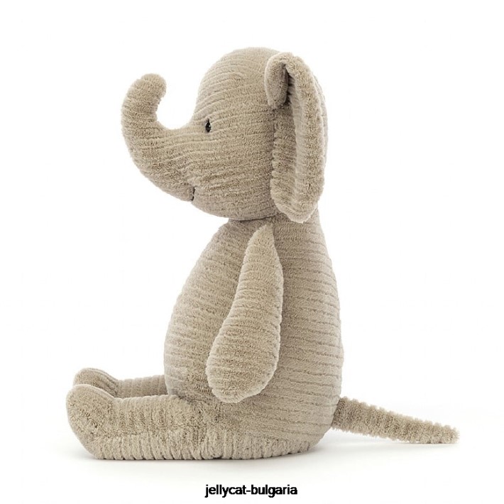 Jellycat quaxy elephant grey 427 играчка