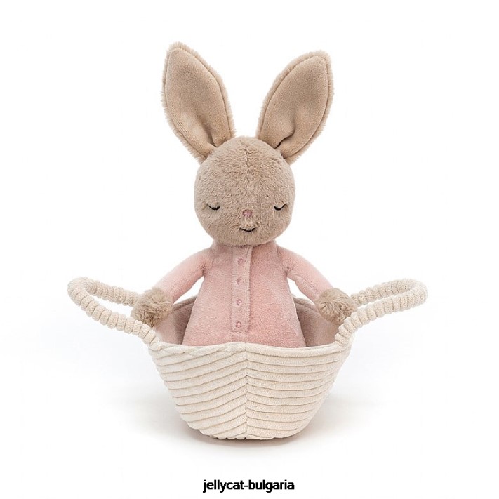 Jellycat rock-a-bye zajíček béžový 562 hračka