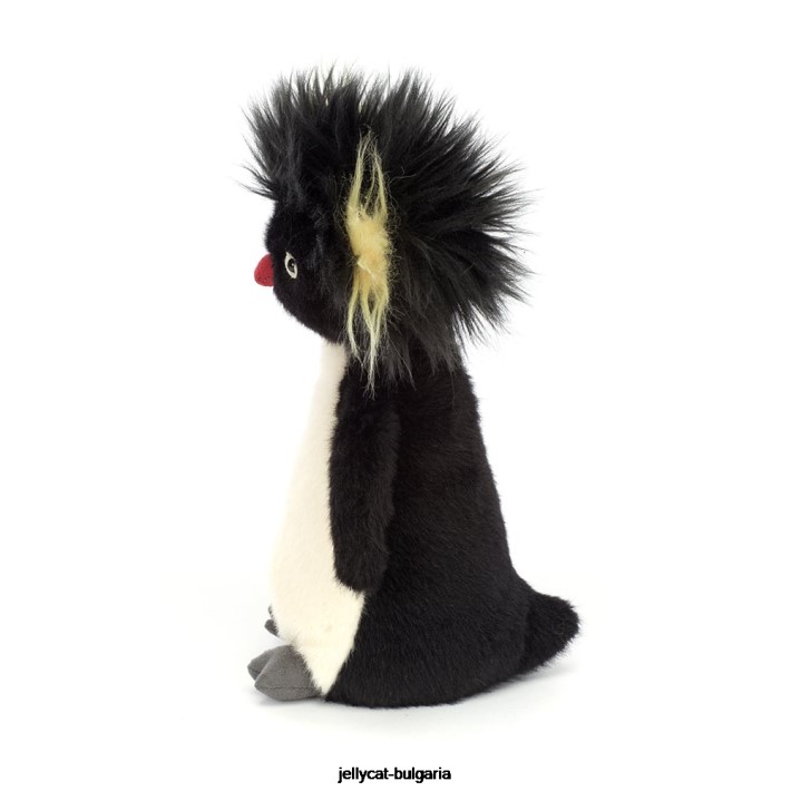 Jellycat ronnie rockhopper пингвин черно и кремаво 7 играчка
