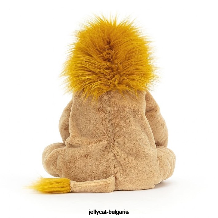 Jellycat rumpletum лъв жълт 442 играчка