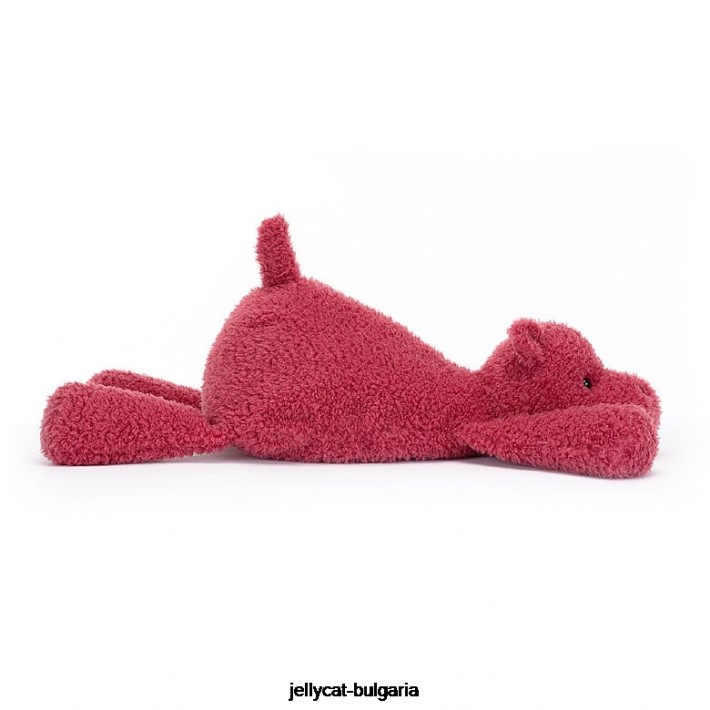 Jellycat splootie хипопотам кафяв 447 играчка