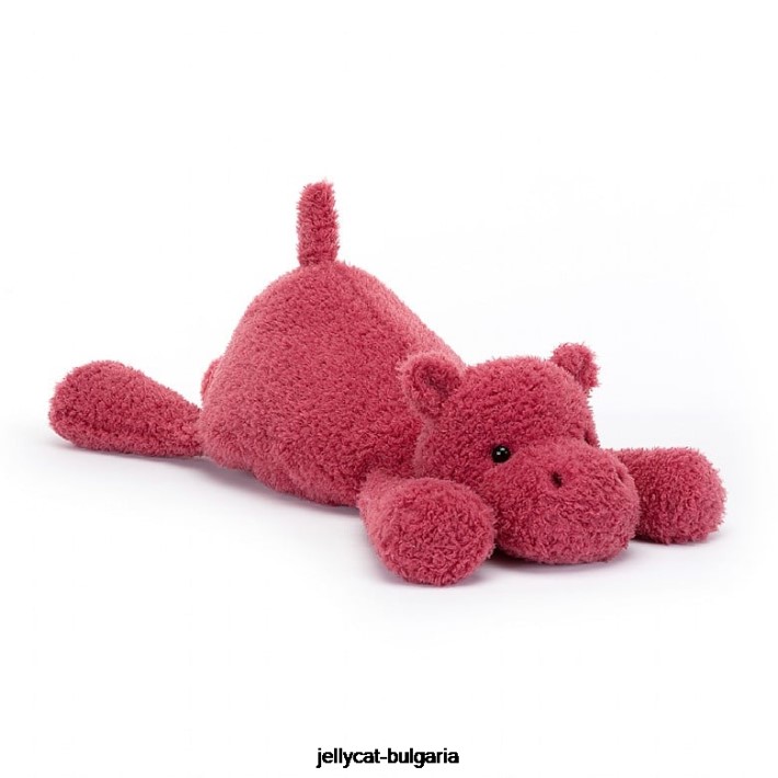 Jellycat splootie хипопотам кафяв 447 играчка