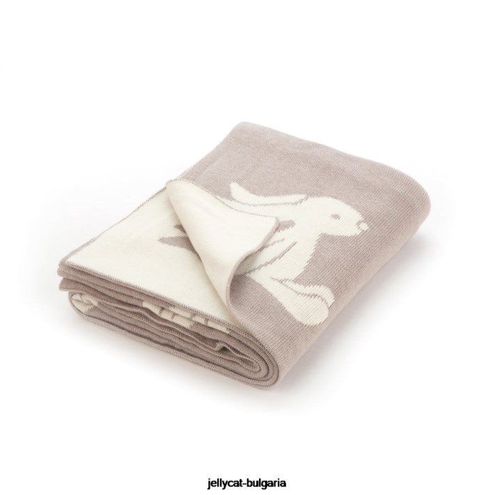 Jellycat stydlivá deka zajíčka růžová 690 hračka