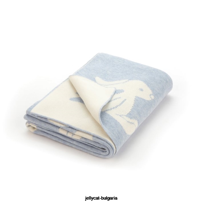 Jellycat stydlivá deka zajíčka růžová 690 hračka