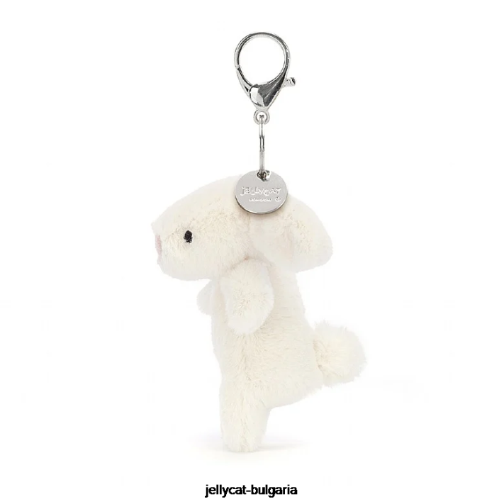 Jellycat stydlivý bunny bag charm cream 566 doplněk
