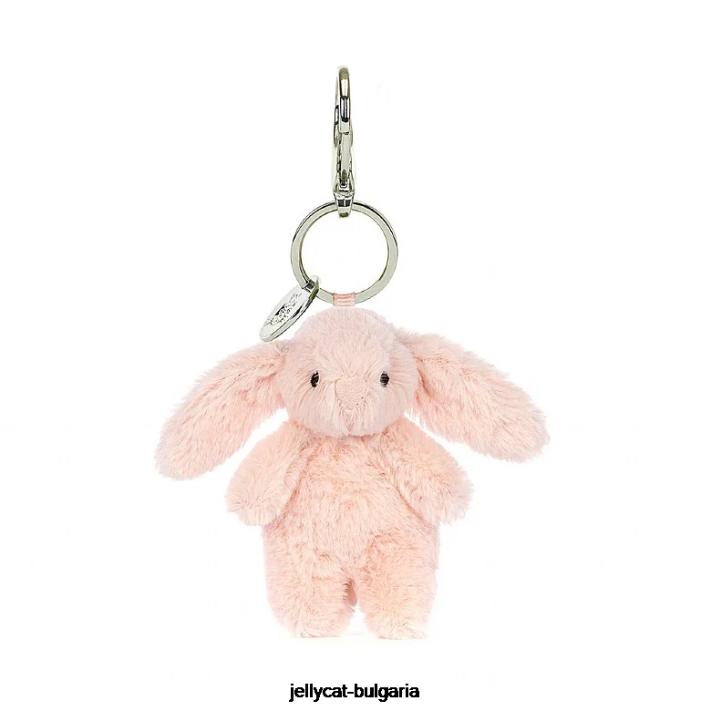 Jellycat stydlivý červenat bunny bag kouzlo broskev 613 doplněk