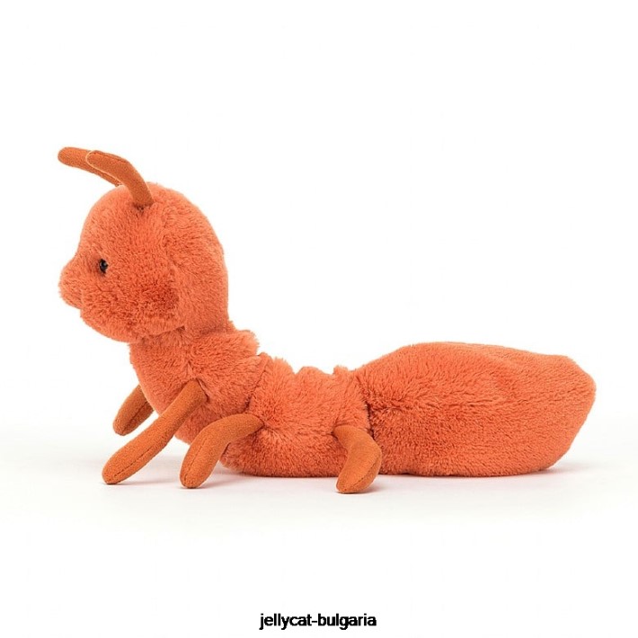 Jellycat wriggidig бъг син 229 играчка