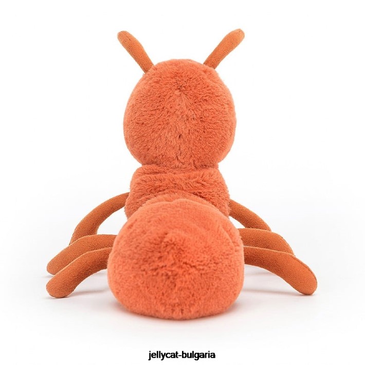 Jellycat wriggidig бъг син 229 играчка