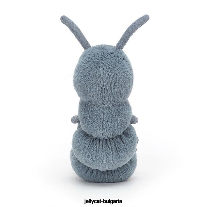 Jellycat wriggidig бъг син 229 играчка